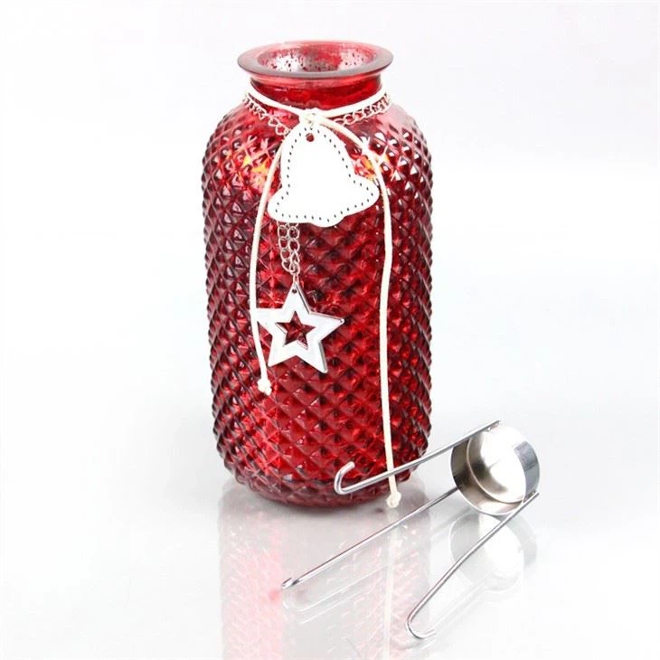 Christmas Style Glass Candle Holder (5)