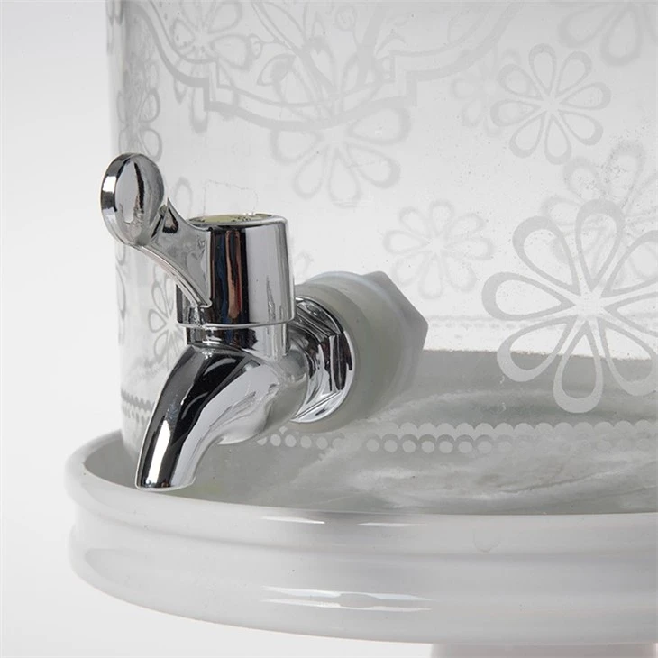 Glass Jar Drink Dispenser