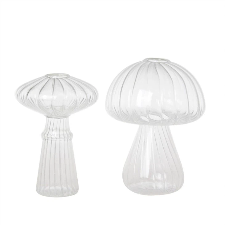 Mini MushroomGlass Tea Light Holders