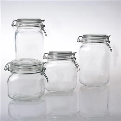 Pots de vidre hermètics de 5 peces