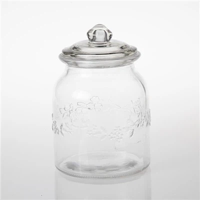 Petits pots de vidre amb tapa