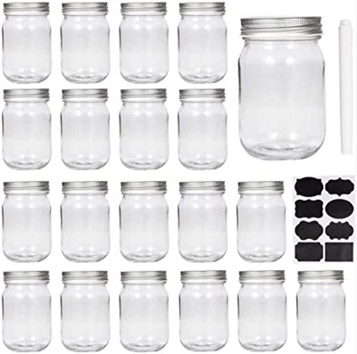 Mason Pots Pots de vidre amb tapa de 12 oz
