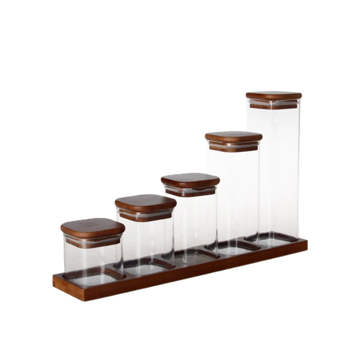 Premium 5-Piece Storage Jar Set factory